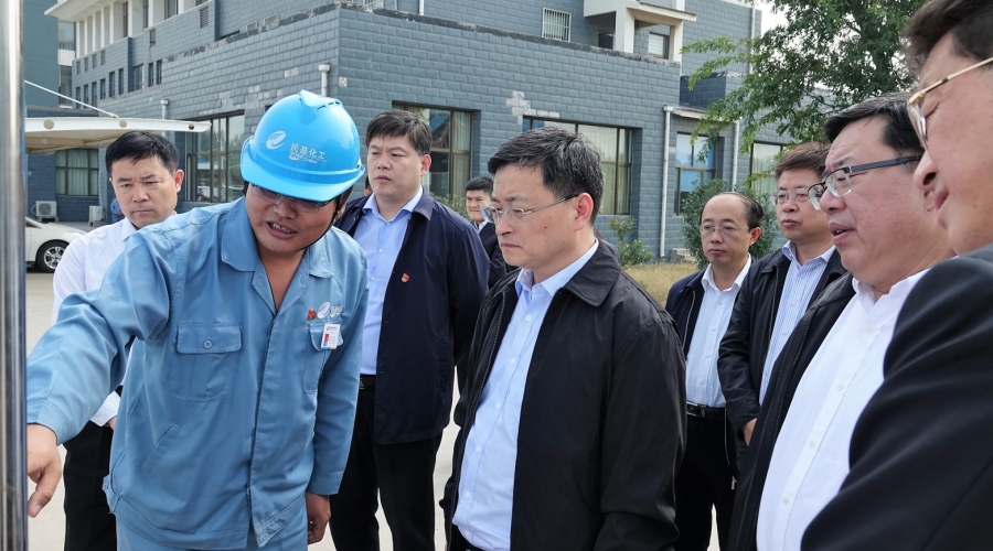 市委副書記、市長于海田來公司調(diào)研重大項目建設(shè)情況